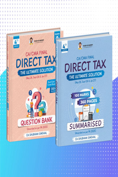 Direct Tax Summary Notes + Question Bank - 2026