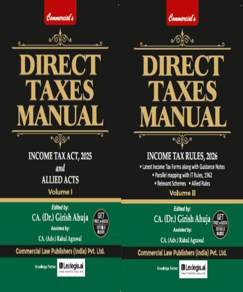Direct Taxes Manual - 2 Vols. Set