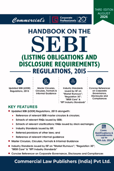 Handbook on SEBI (Listing Obligations and Disclosure Requirements) Regulations, 2015