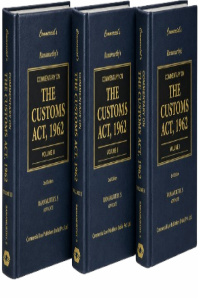 Commentary on The Customs Act, 1962 (Set of 3 Vols)
