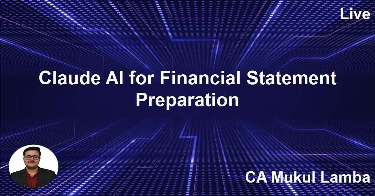 Claude AI for Financial Statement Preparation