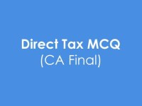Direct Tax MCQ