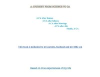 A Journey from Science to CA