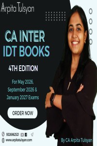 Goods & Service Tax (IDT) BOOK - May 2026, September 2026 & January 2027 Exams