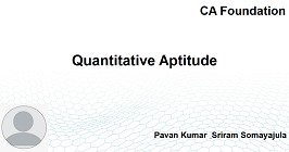 Quantitative Aptitude