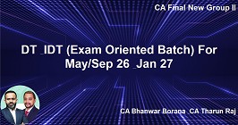 DT & IDT (Exam Oriented Batch) For May/Sep 26 & Jan 27