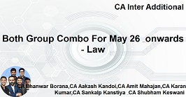 Both Group Combo For May 26 & onwards - Law
