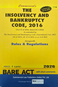 The Insolvency & Bankruptcy Code, 2016