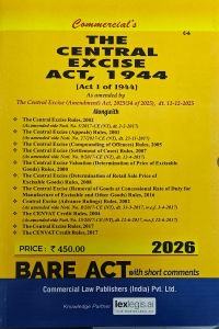 The Central Excise Act, 1944