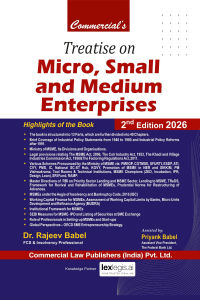 Treatise on Micro, Small and Medium Enterprises