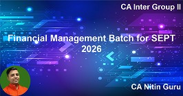 Financial Management Batch for SEPT 2026
