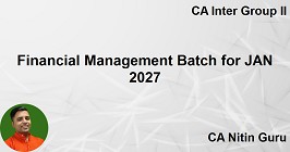 Financial Management Batch for JAN 2027