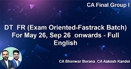 DT & FR (Exam Oriented-Fastrack Batch) For May 26, Sep 26 & onwards - Full English