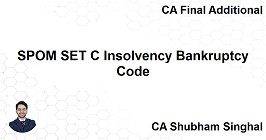 SPOM SET C Insolvency Bankruptcy Code
