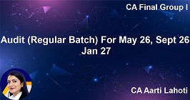 Audit (Regular Batch) For May 26, Sept 26 & Jan 27