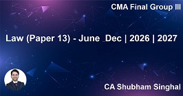 Law (Paper 13) - June & Dec | 2026 | 2027