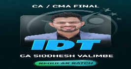 Indirect Tax (Regular Batch) for Jan, May 27 & onwards