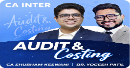 Auditing & Ethics and Costing (Regular Batch) For May 26 Exams & onwards