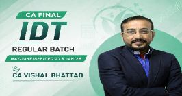 IDT (Regular Batch) For May/June 2027 | Sep/Dec 2027 | Jan 2028