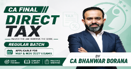 Direct Tax (Regular Batch) For May & Nov 2027 Exams