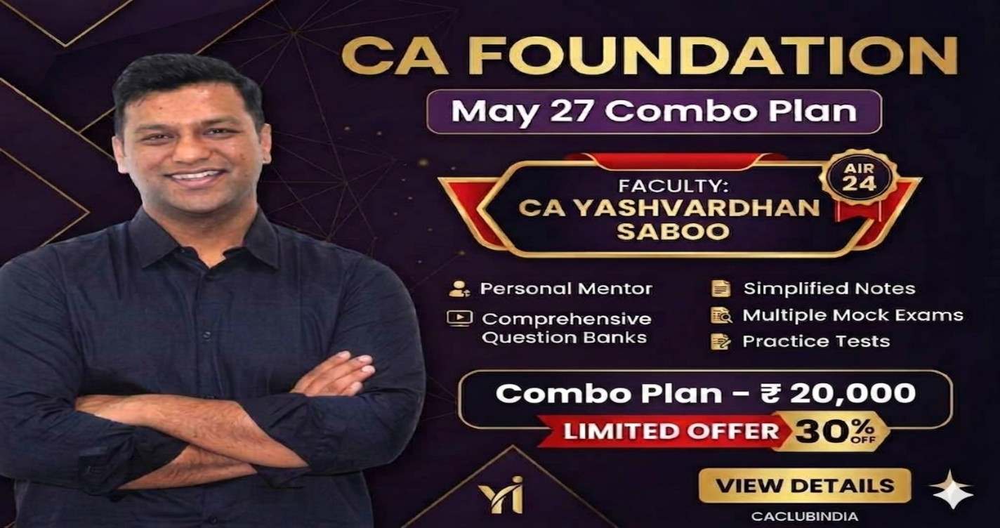 Combo Plan For May 27