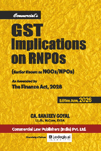 GST Implications on RNPOs (Earlier Known as NGOs/NPOs)