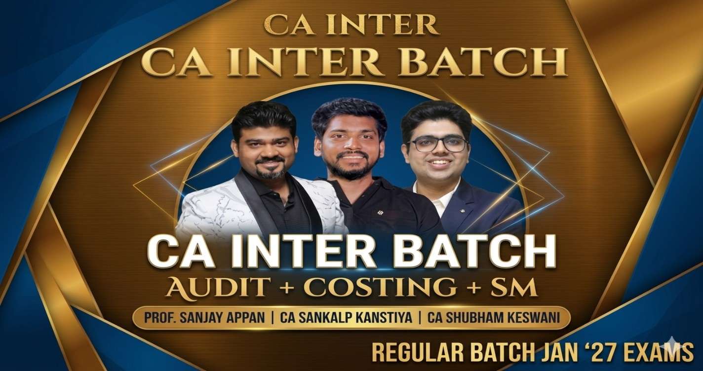 Costing, SM, Auditing & Ethics For Jan 27 Exams