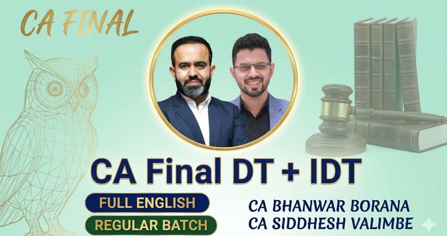 Direct Tax & Indirect Tax (Regular Batch) For May & Nov 27 Exams - Full English