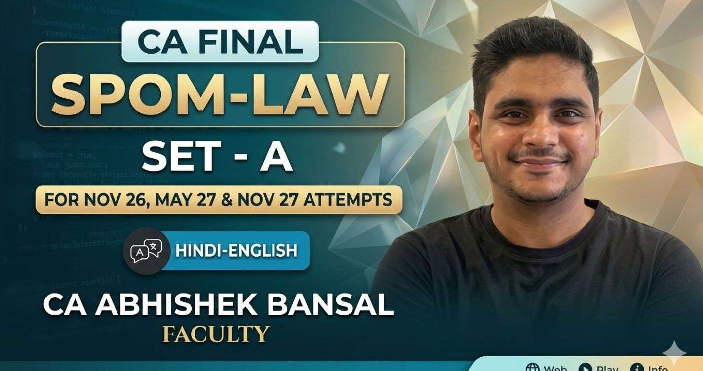 Law SPOM SET A for Nov 2026, May 2027 & Nov 2027