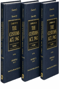 Commentary on The Customs Act, 1962 (Set of 3 Vols)