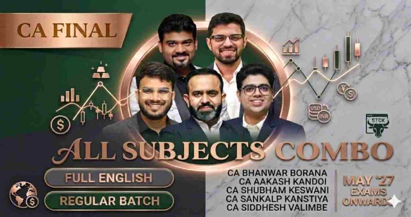 All Subjects Combo (Regular Batch) For May 27 Exams & onwards - Full English