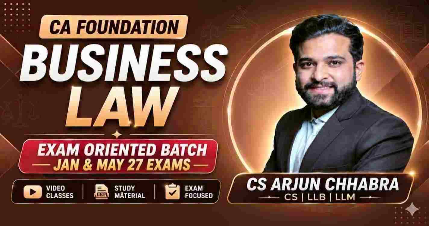 Business Laws (Exam Oriented) For Jan & May 27 Exams