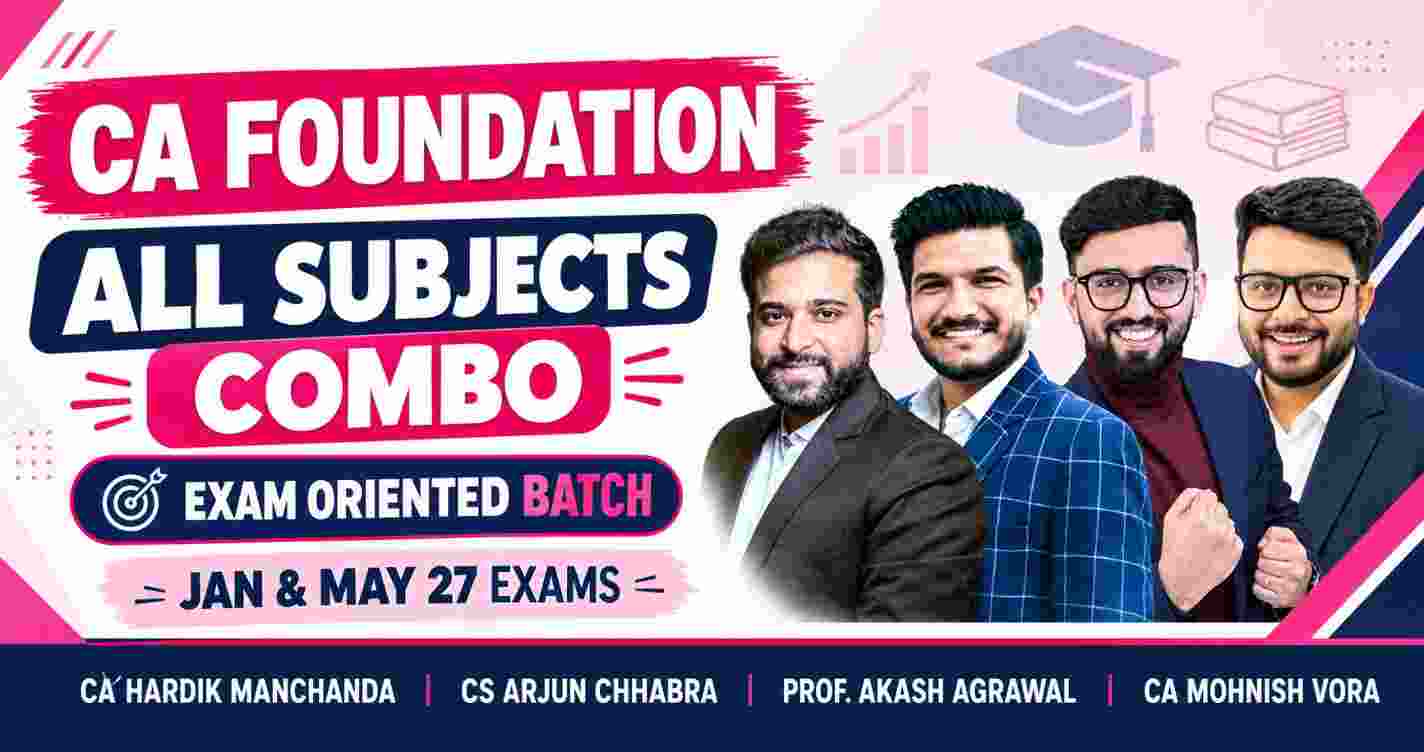 All Subjects Combo (Exam Oriented) For Jan & May 27 Exams