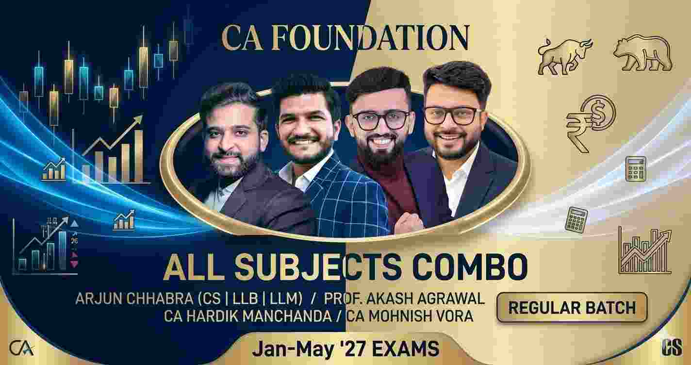 All Subjects Combo (Regular Batch) For Jan 27 & May 27 Exams