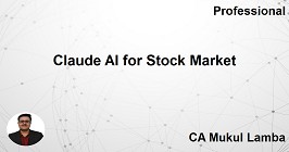Claude AI for Stock Market