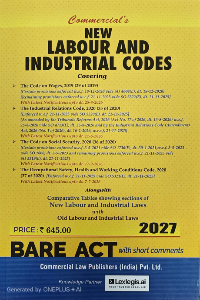 New Labour & Industrial Codes(Bare ACT)