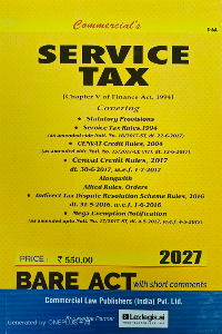 Service Tax,  Bare Act