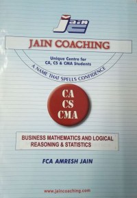 Business Mathematics, Logical Reasoning and Statistics