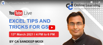 Excel Tips and Tricks for GST